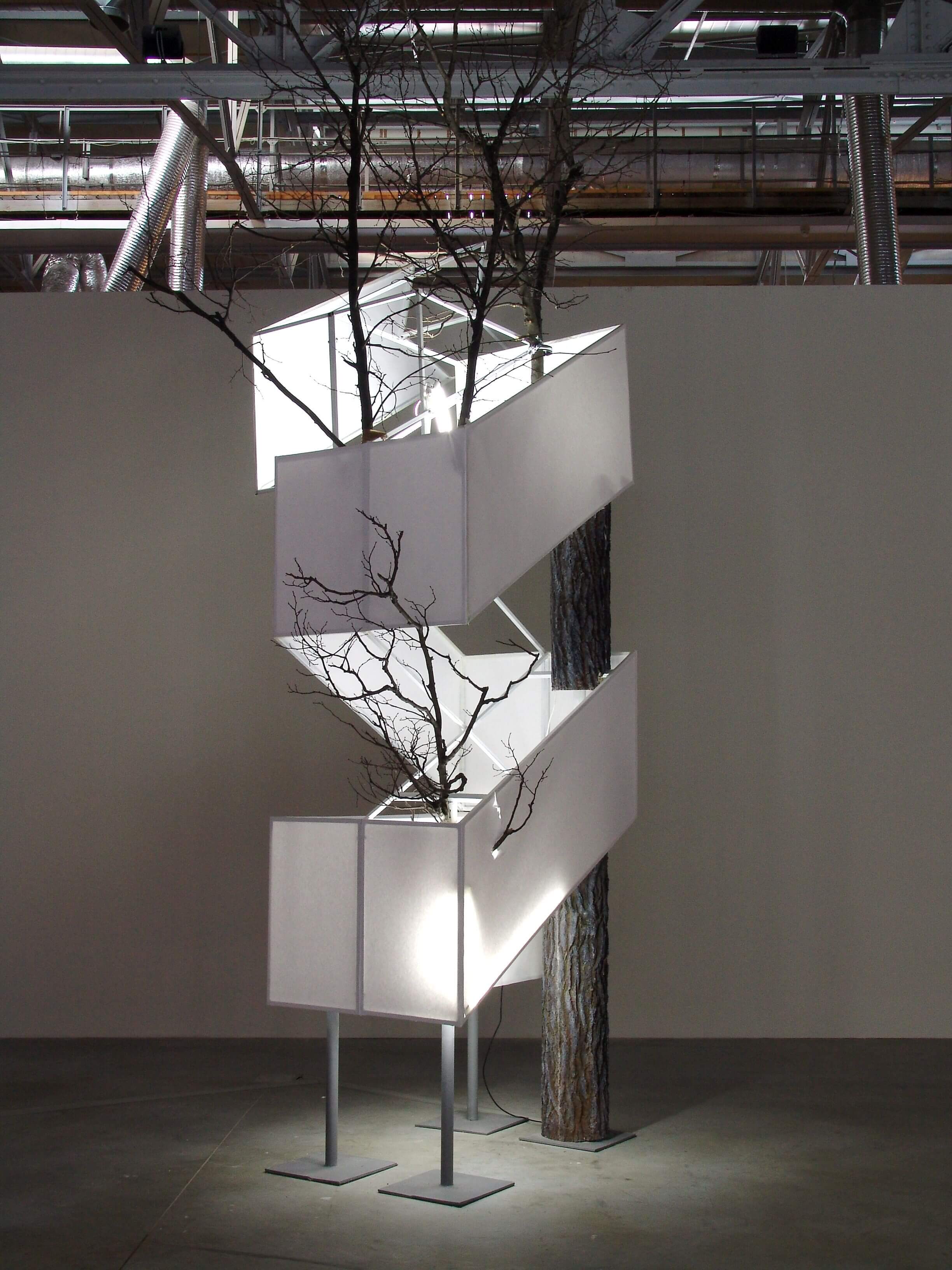 Grove, installation detail, 2010